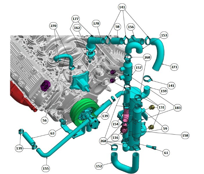 Indmar SENSOR WATER FLOW FORD