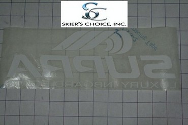 Boat, Marine Decal, Supra 4.5" x 12"  03