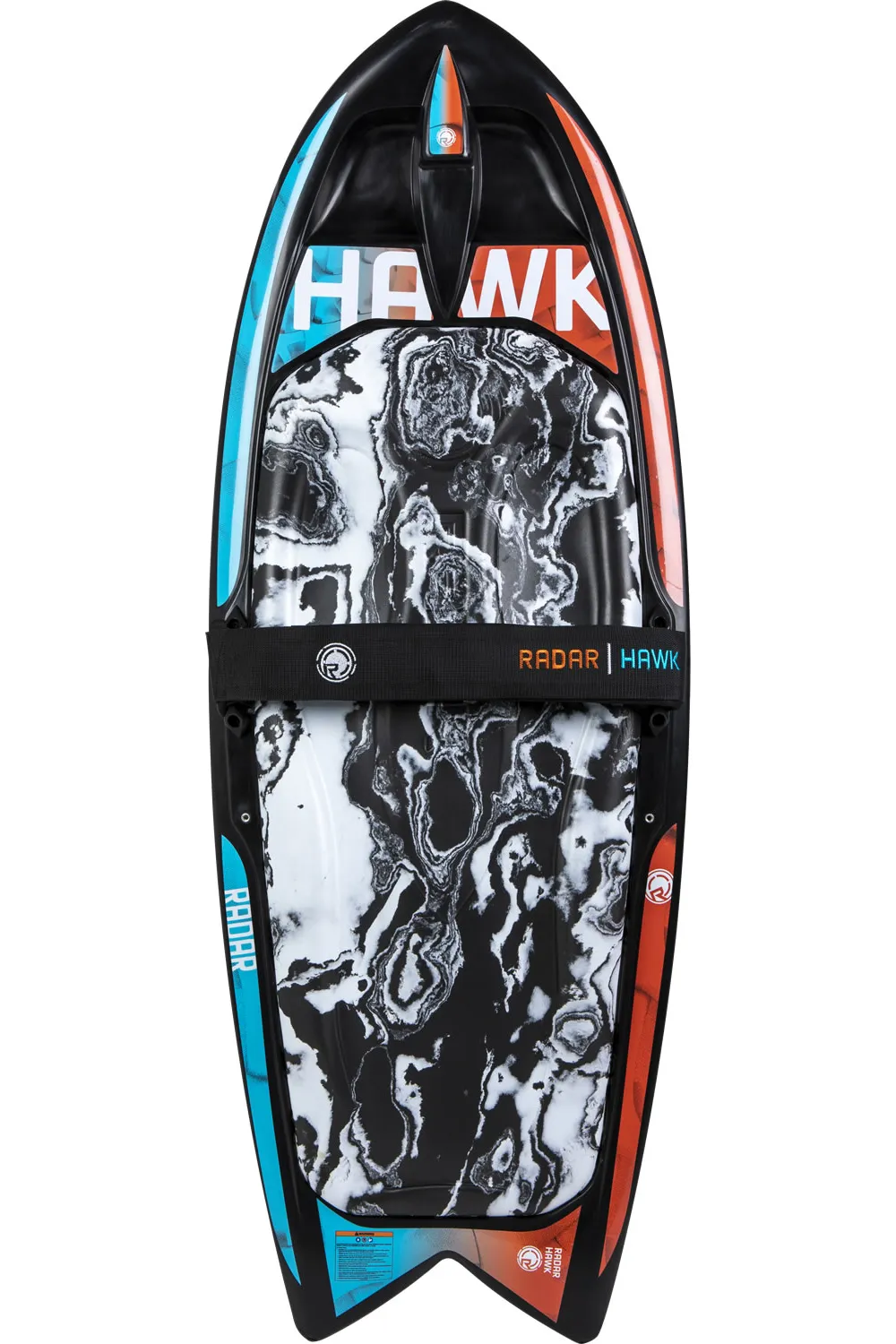 2022 DEMO HAWK KNEEBOARD Caffeinated Orange / Mint