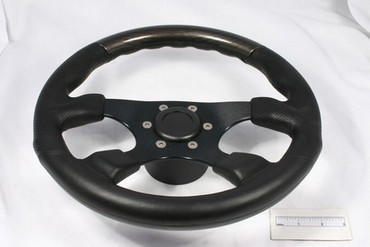 Boat, Marine Wheel, Steering, Black Wood