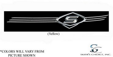 Boat, Marine Decal, "S", Strb Side, Yellow